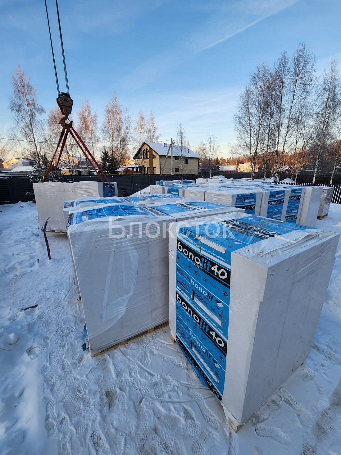 Газобетонные блоки Бонолит D600 600х250х175 перегородочные